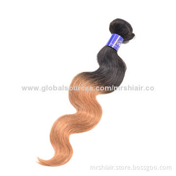 20-inch Omber Color Weight 100g Brazilian Virgin Hair Extensions